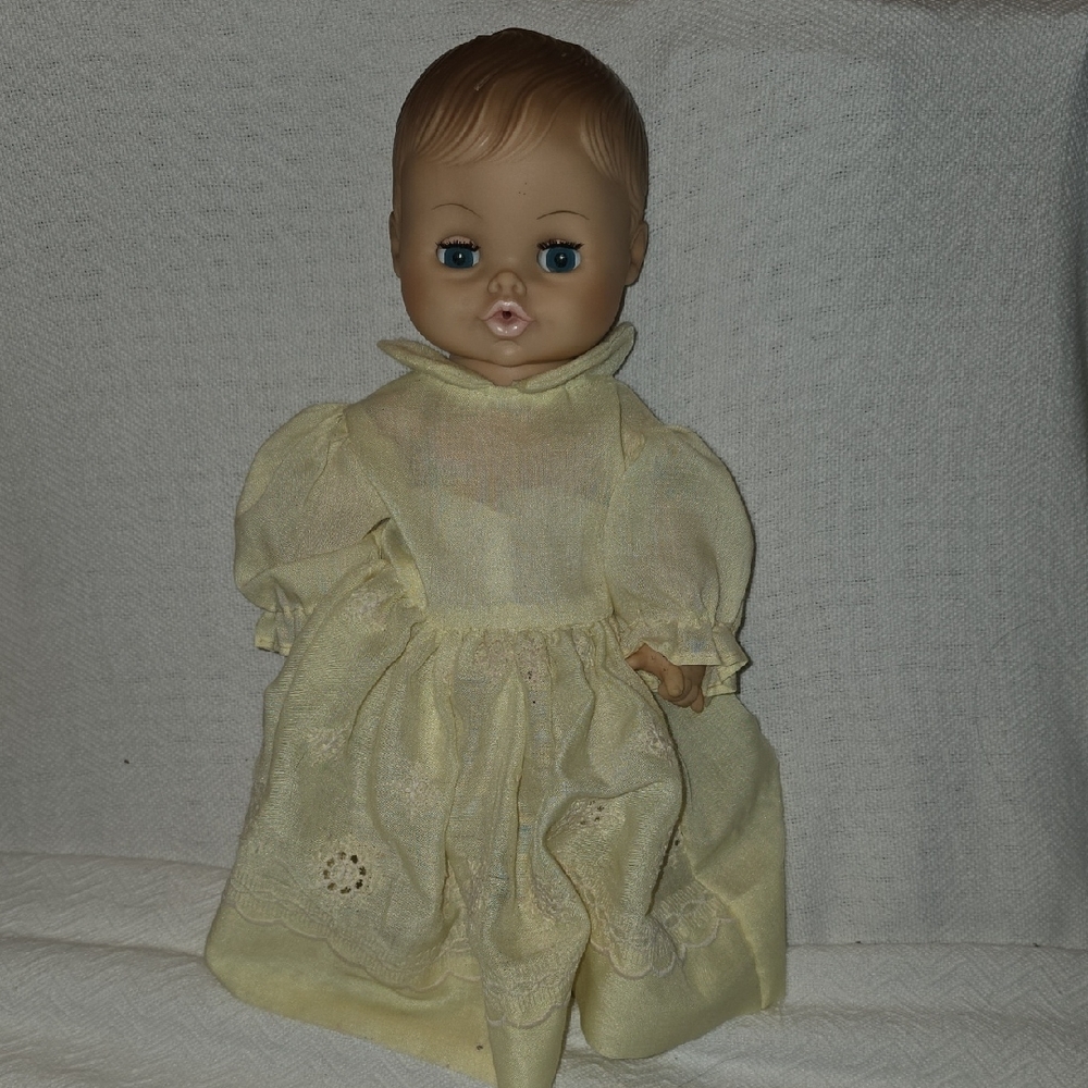 Vintage Baby Doll in Yellow Dress